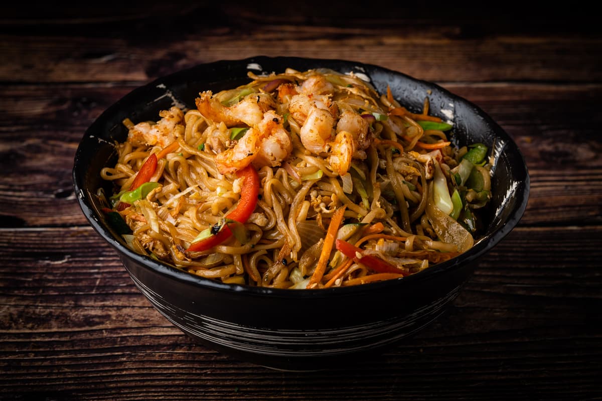 Yakisoba camarão